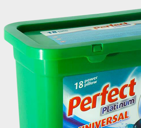 น้ำยาซักผ้าชนิดแคปซูลเจล PERFECT PLATINUM สูตร Universal